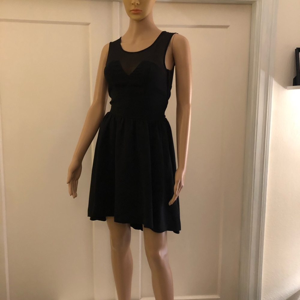 NWOT H&M High Low Black Cocktail Dress; Sz 2 - Picture 3 of 7